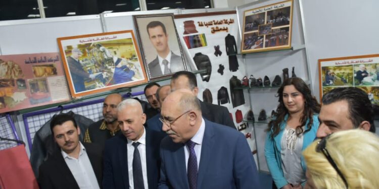 افتتاح معرض سيلا للأحذية والصناعات الجلدية بدورته الــ 13 على أرض مدينة المعارض بدمشق