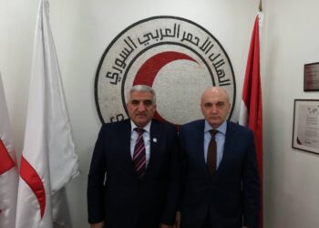 مباحثات بين مدير عام أكساد مع رئيس منظمة الهلال الأحمر العربي السوري