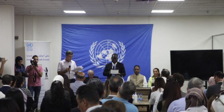 وكالة الامم المتحدة لإغاثة وتشغيل اللاجئين الفلسطينيين تقيم ملتقى التوظيف ( شباب طموح)