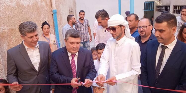 الوزير سيف الدين يكرّم أحداث معهد خالد بن الوليد في قدسيّا بالتعاون مع مؤسسة المثقال