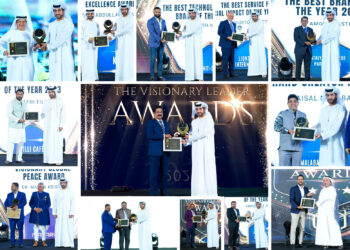 Adv KG Anilkumar يتألق كقائد صاحب رؤية: ليلة مبهرة من التميز في حفل توزيع جوائز القائد صاحب الرؤية 2023 في دبي!