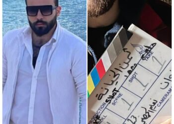 الفنان حيدر أحمد بنشر كلاكيت ثمن الخيانة عبر الفيس بوك وقريبا الانتهاء من تصوير