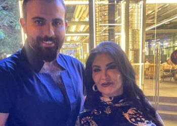 الفنان حيدر أحمد بضيافة مطعم الوافي غورني في دبي بحضور سيدة الاعمال مرجانة