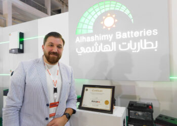 من مشاركة بطاريات الهاشمي في معرض بيلدكس