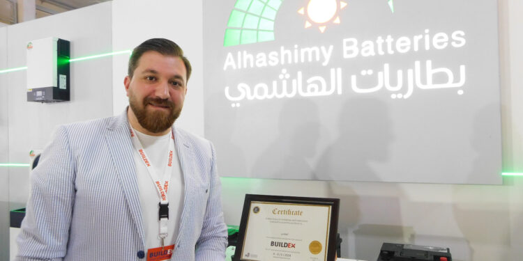 من مشاركة بطاريات الهاشمي في معرض بيلدكس