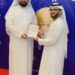 الفنان الإماراتي احمد القبيسي يكرم في مؤسسة امنيات جواز فخري جنسيتي إنسان في دبي
